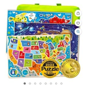 QUOKKA Wooden Puzzles for Kids – Educational Wood Puzzles NEW